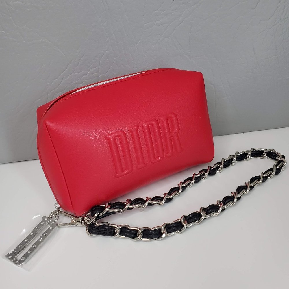NEW Genuine Leather and chain Wristlet strap - Picture 7 of 7